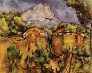 Paul Cezanne Mont Sainte-Victoire Seen from Bibemus painting